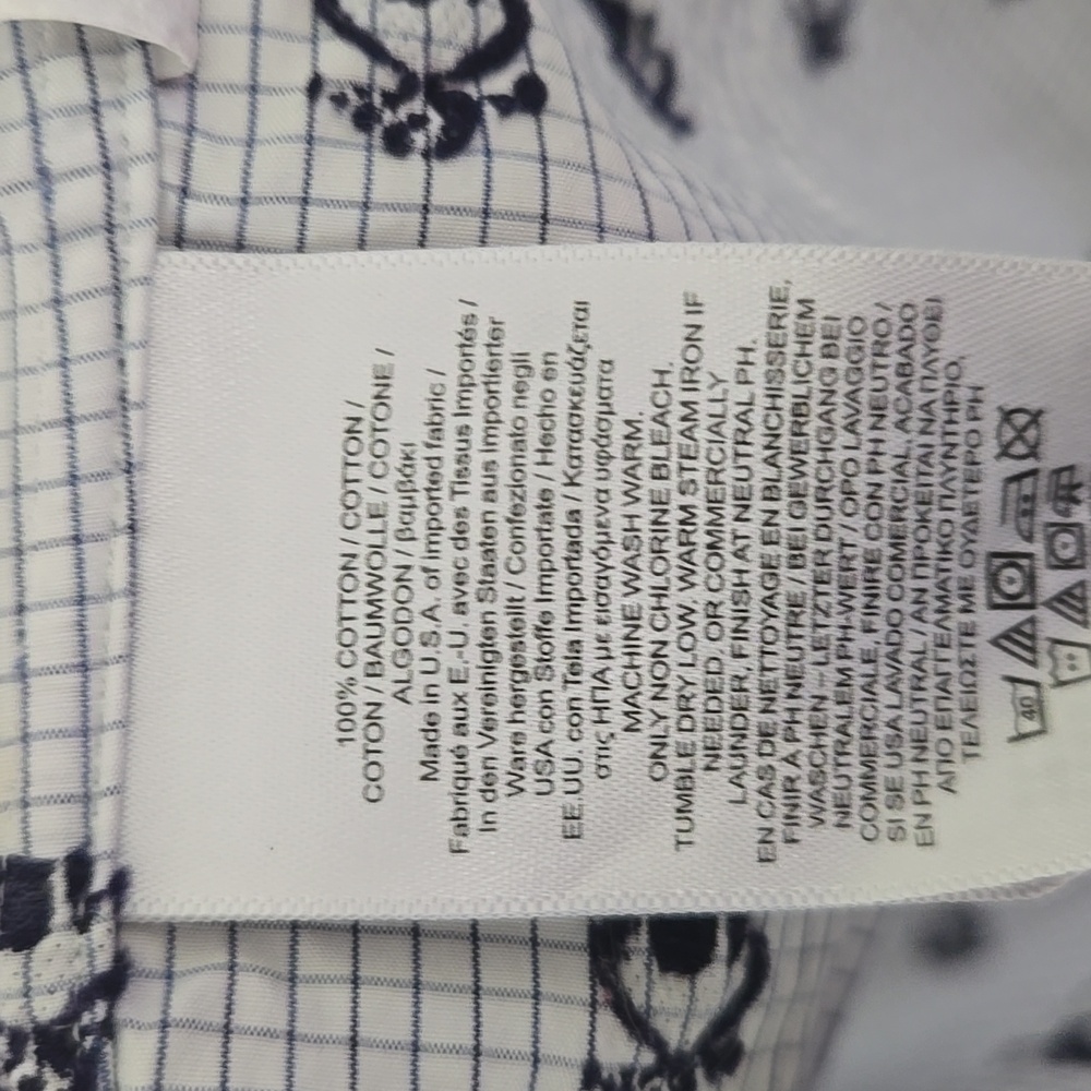 Brooks Brothers White Patterned Shirt - Picture 7 of 10